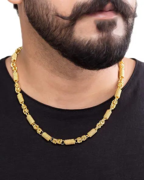 Unique Jewels Rolling Chain Medium - 22K Gold PVD - Water-Resistant – Designed for Daily Wear