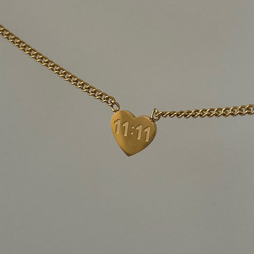 11:11 Manifestation Pendant Necklace – 18kGold Finish