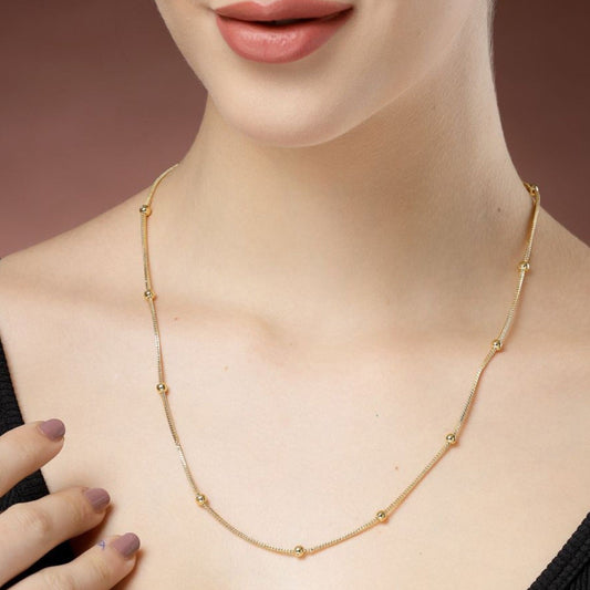 Gold Plated Minimal Chain for women's