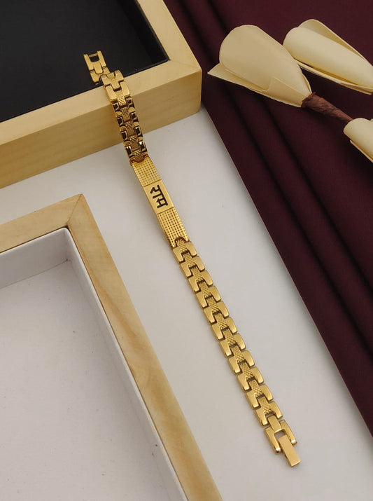 RAM Bracelet 22k Gold Plated Stainless Steel