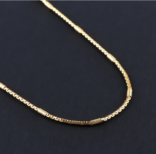 Men's Molded Pattern Alloy Chain