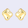 Demi Fine Gold Stud Earrings for Women – 18K Gold Plated, Daily Wear