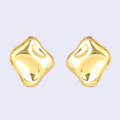 Demi Fine Gold Stud Earrings for Women – 18K Gold Plated, Daily Wear