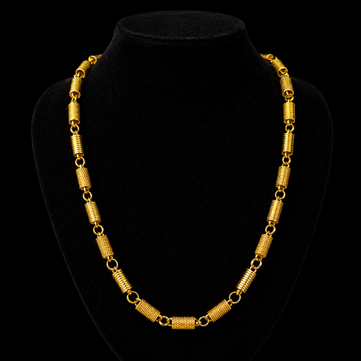 Rolling Chain Handcrafted for Men – 22K Gold Plated, Anti-Tarnish Daily Wear