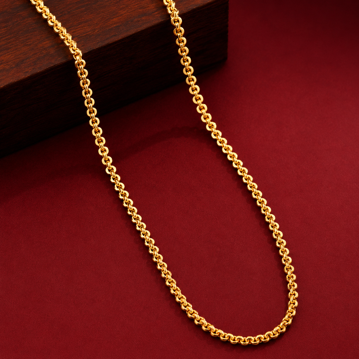 Statement Chain Men 22K Gold Anti-Tarnish Daily Wear UniqueJewels India