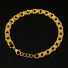 Box Design Bracelet for Men – 22K Gold Plated, Anti-Tarnish Daily Wear