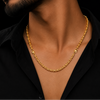 Handcrafted Chain: 22K Gold PVD (Water-Resistant)