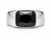 Oxidised Black Rhodium Band