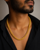 Royal Byzantine Chain – 22K Gold PVD Plated | Premium Men's Necklace