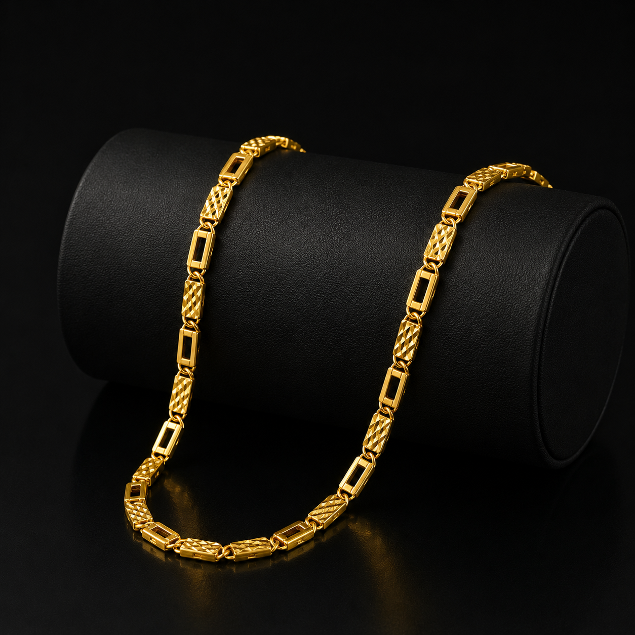 Designer Nawabi Chain | Premium Gold Plated Layering Link for Men