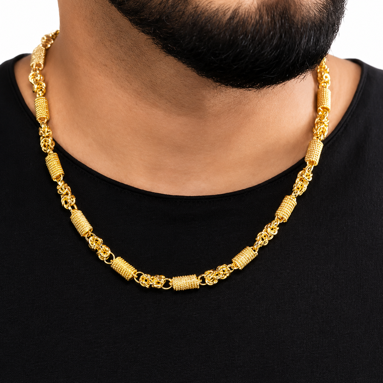 Rolling_Chain_Big_22K_Gold_PVD_Water-Resistant_Daily_Wear_Men