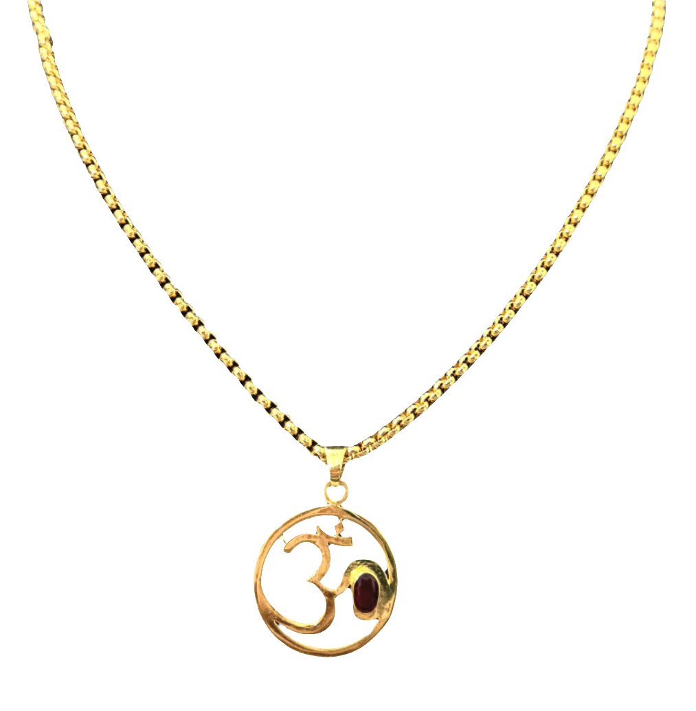 OM Symbol Pendant with Chain – Peace. Power. Presence.