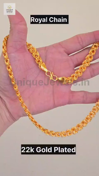 Royal 22k Gold-Plated Chain