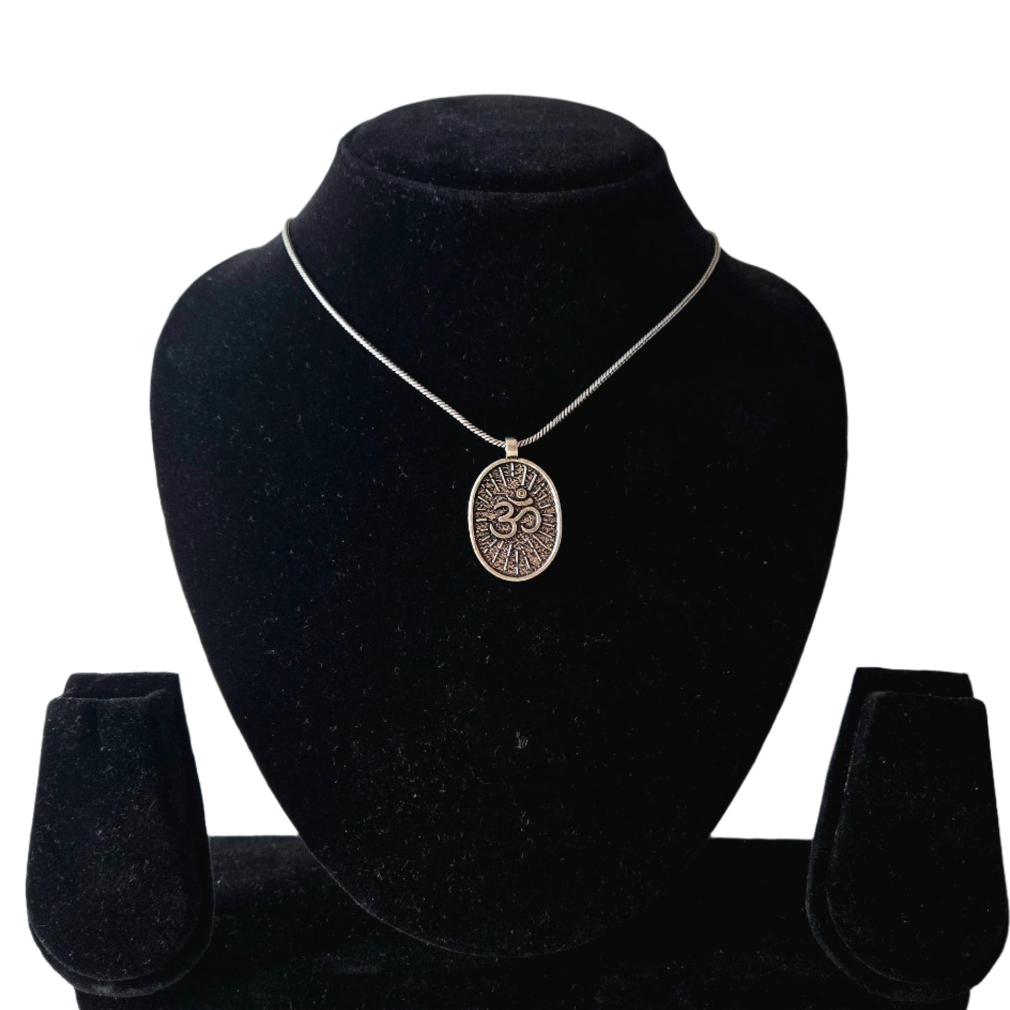 Handcrafted OM Pendant with Chain – In 3 Colours