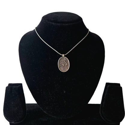 Handcrafted OM Pendant with Chain – In 3 Colours