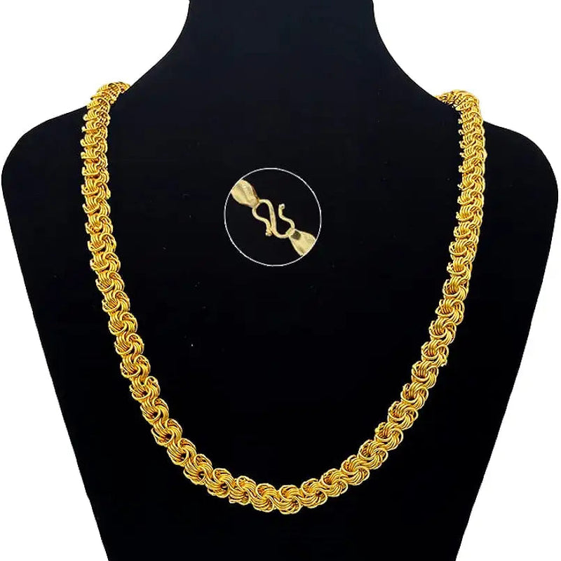 Handcrafted Big Daddy Chains – 22K Gold PVD -Water-Resistant – Designed for Daily Wear