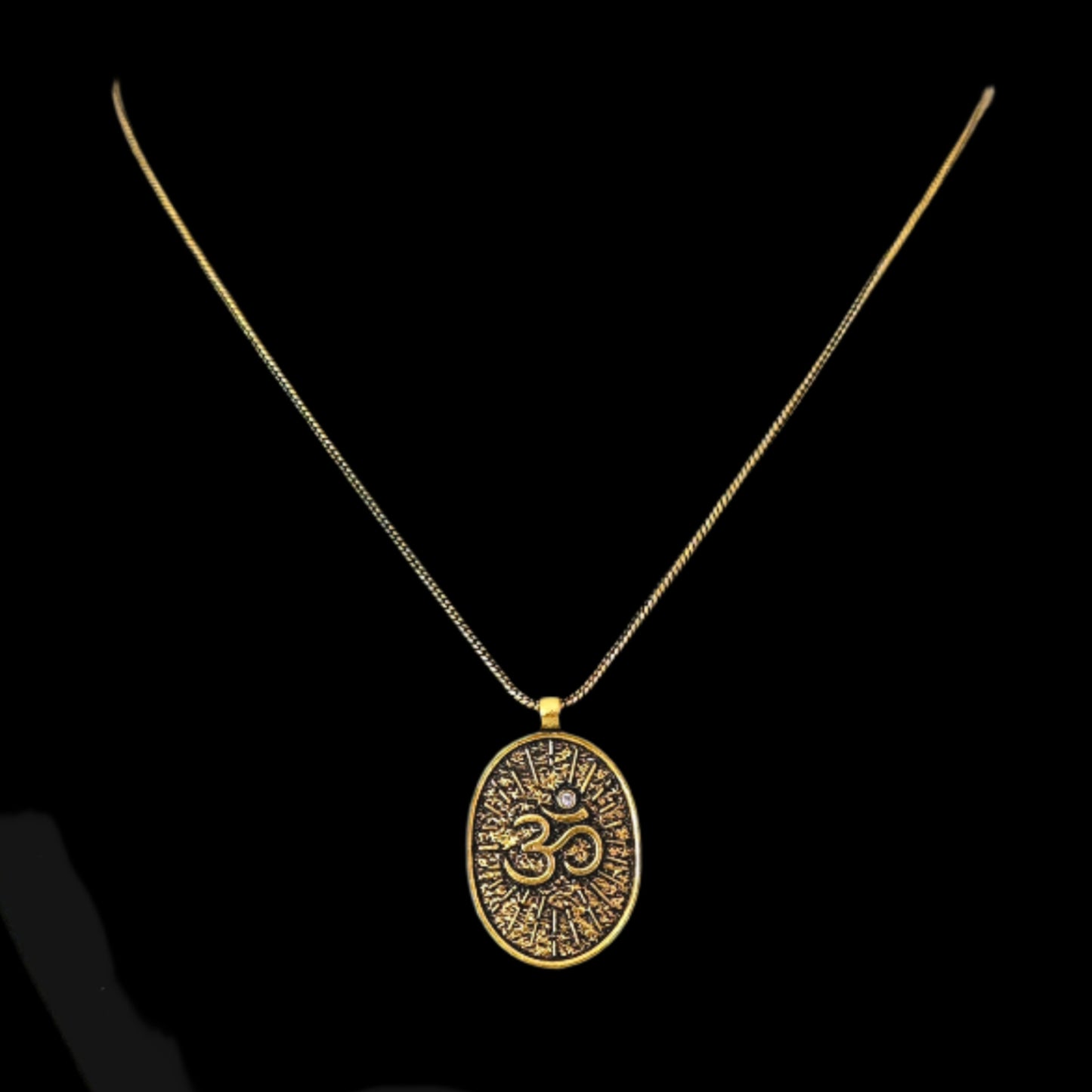 Handcrafted OM Pendant with Chain – In 3 Colours