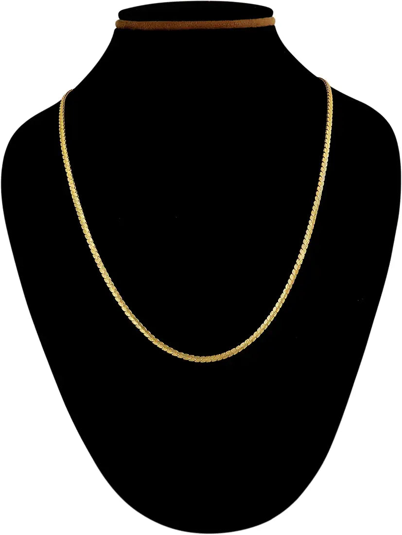 Women's Designer Minimal 18k Gold Plated Chain