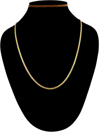 Women's Designer Minimal 18k Gold Plated Chain