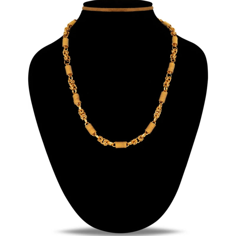 Rolling Chain Medium 22K Gold PVD (Water-Resistant)