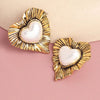 Contemporary Pearl Stud Earrings