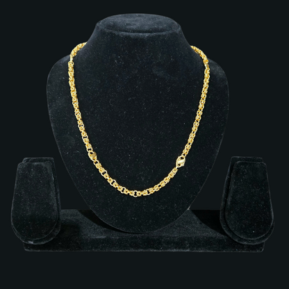 Designer handcrafted chain-22k Gold Plated.