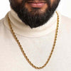 Signature Rope Chain - 22K Gold PVD - 100% Waterproof & Daily Wear