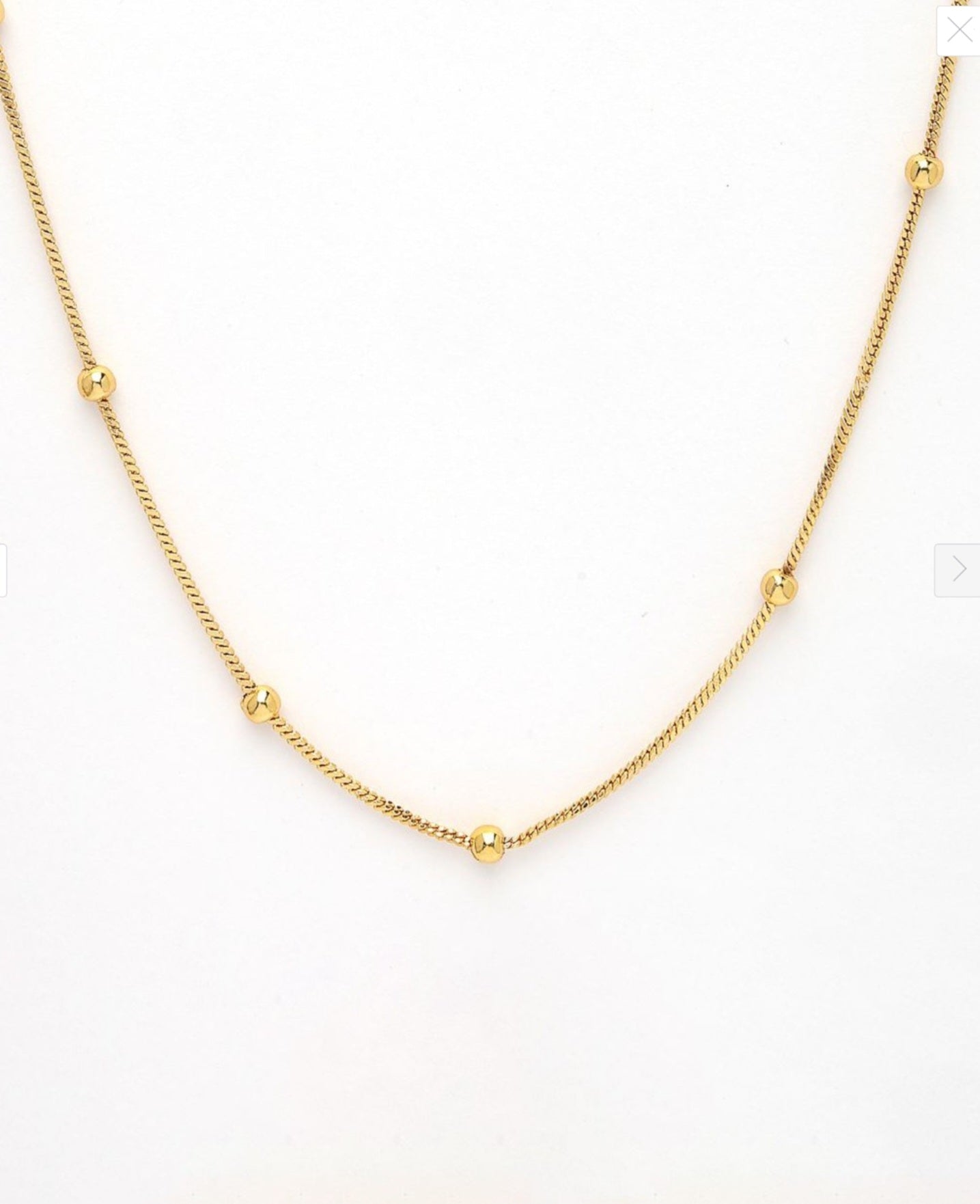 Gold Plated Minimal Chain for women's