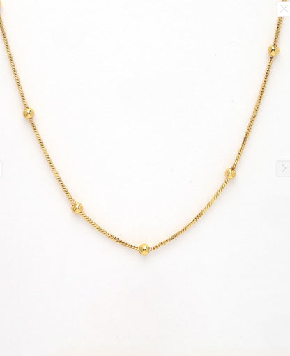 Gold Plated Minimal Chain for women's
