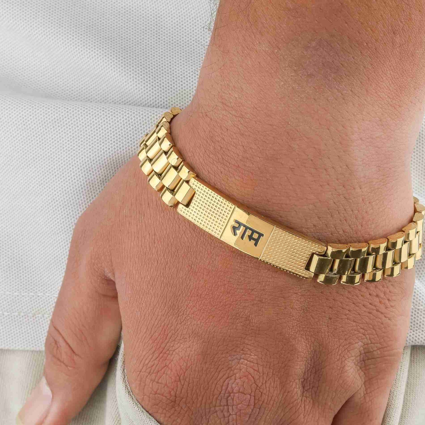 RAM Bracelet 18k Gold Plated Stainless Steel