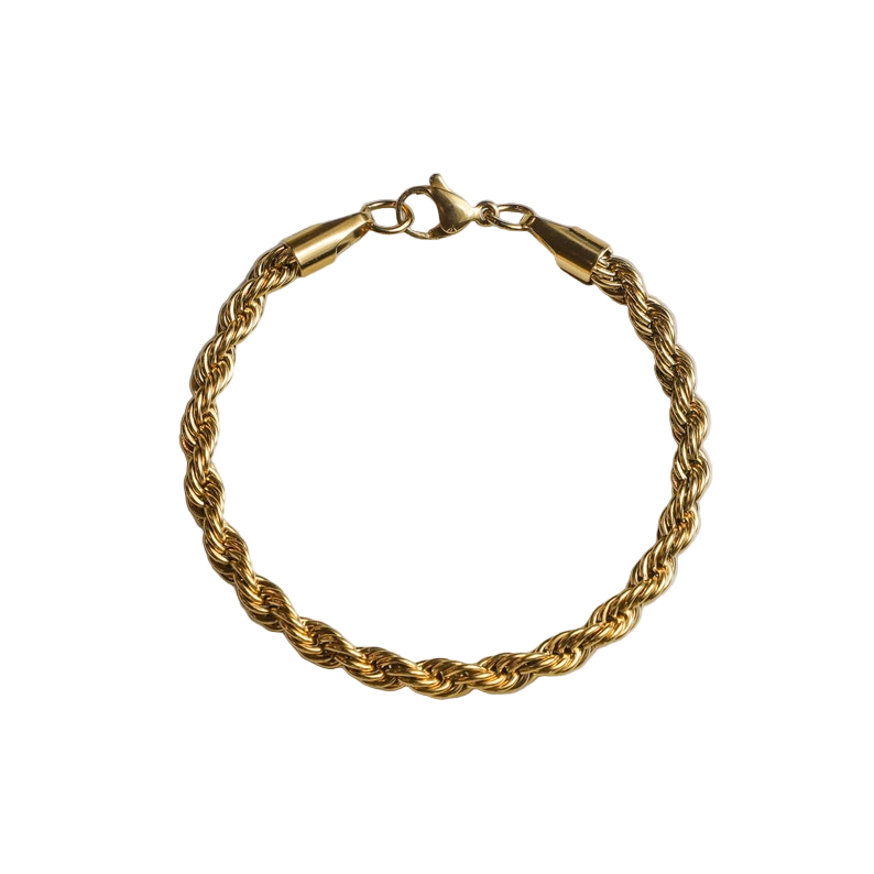 Rope chain Bracelet - 22k plating