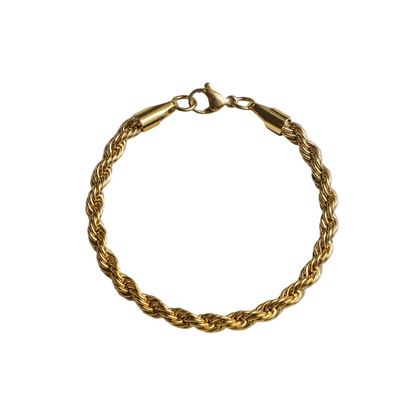 Rope chain Bracelet - 22k plating