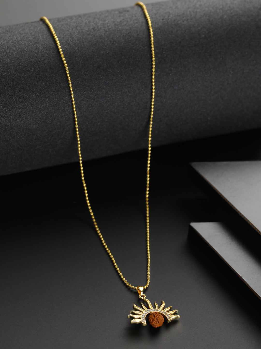 Rudraksh Surya Pendant with Chain