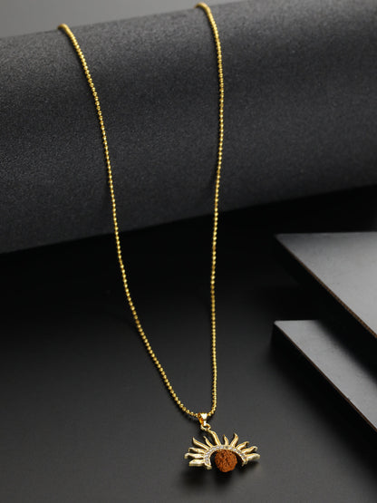 Rudraksh Surya Pendant with Chain