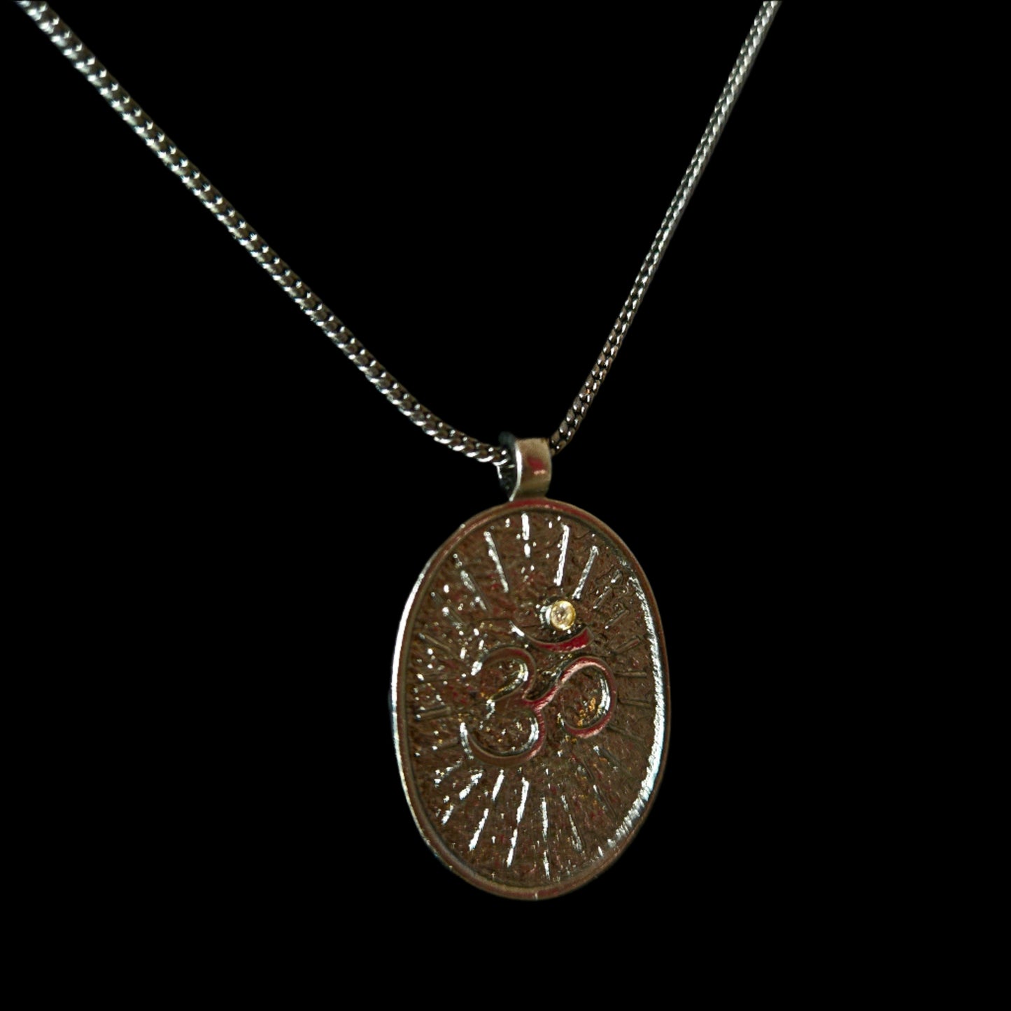 Handcrafted OM Pendant with Chain – In 3 Colours