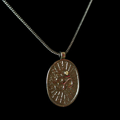 Handcrafted OM Pendant with Chain – In 3 Colours