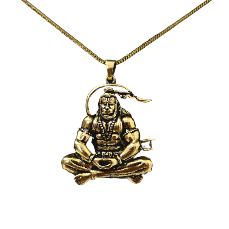 Hanuman Locket with Chain  | Power. Protection. Devotion.