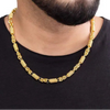 Rolling Chain Big 22K Gold PVD (Water-Resistant) Daily Wear