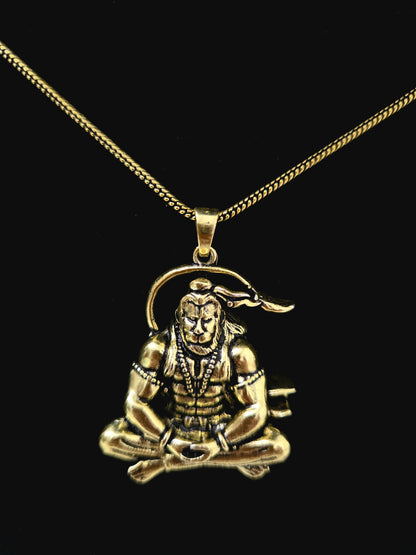 Hanuman Locket with Chain  | Power. Protection. Devotion.