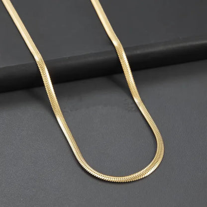 Men’s 18K Gold Plated Snake Chain.