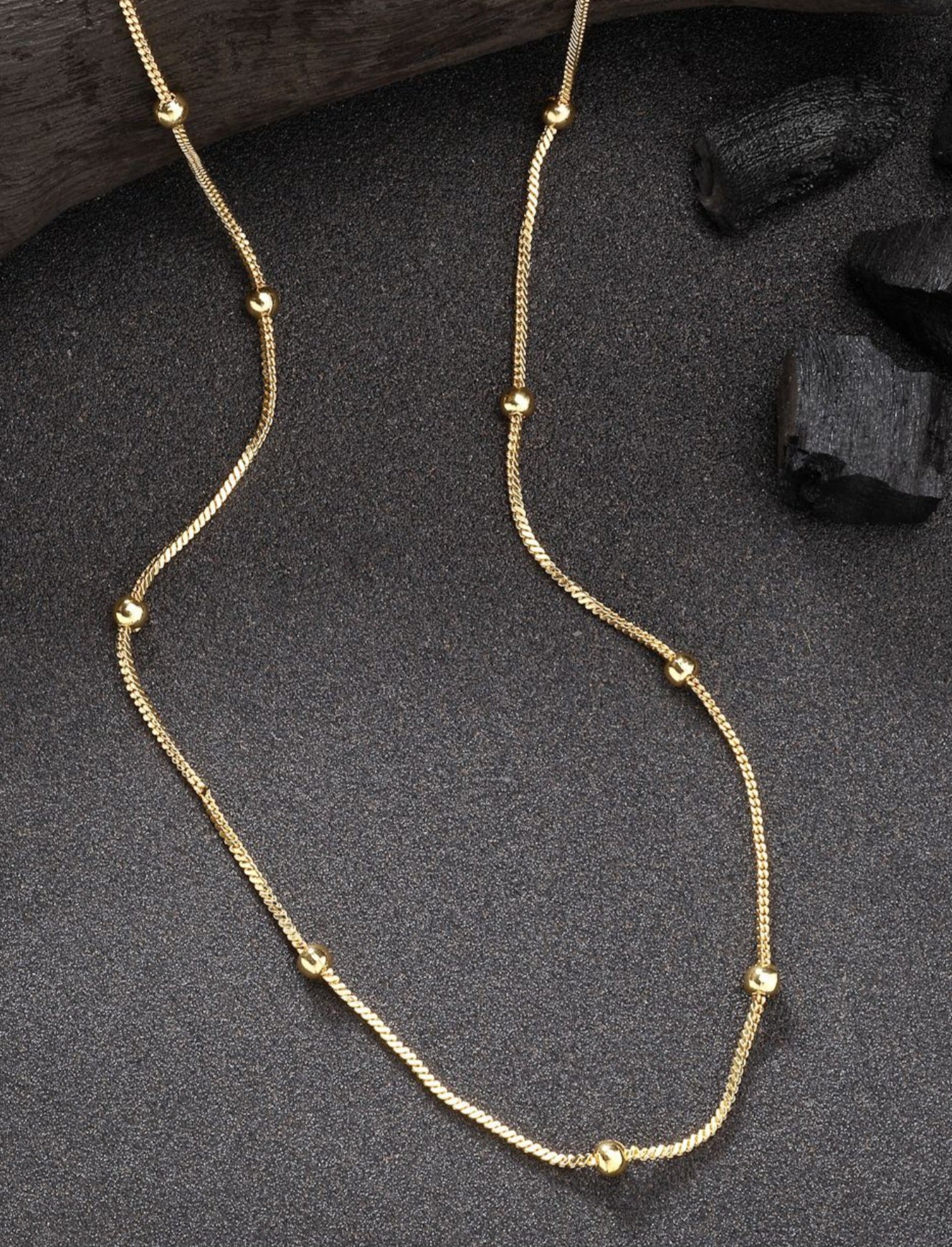 Gold Plated Minimal Chain for women's