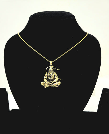 Hanuman Locket with Chain  | Power. Protection. Devotion.