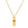 22K Gold Plated Ram Pendant with Chain