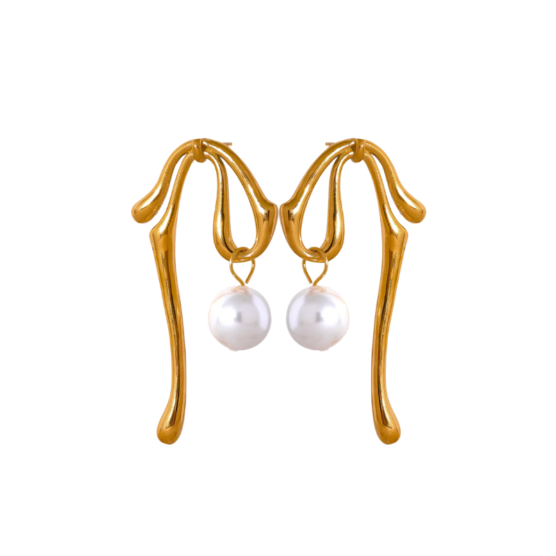 Coquette earrings 18k Gold plated
