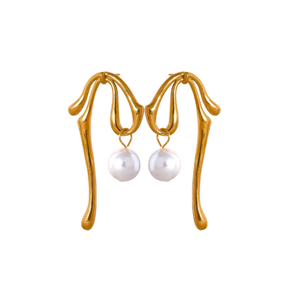 Coquette earrings 18k Gold plated