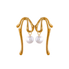 Coquette Drop Earrings for Women – 18K Gold Plated, Waterproof & Anti-Tarnish